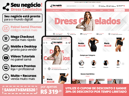 Seu negócio! - Dress Canelados